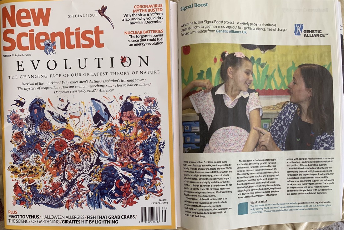 Ava in New Scientist magazine  - Click here to view this entry